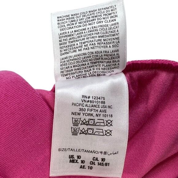 Juicy Couture Girls MT Zuma Pants Pink Terry Size 10 Jogger Lounge Lightweight - Picture 13 of 14